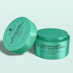 Ice Cool & Mint Teeth Whitening Powder In Stock